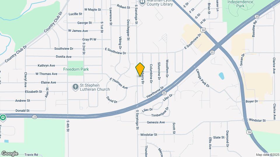 1006 Hackberry Dr, Unit 2 Mapa y Detalles de la Ubicación