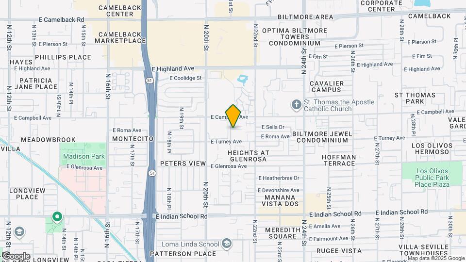 4417 N 21st St Map and Location Details