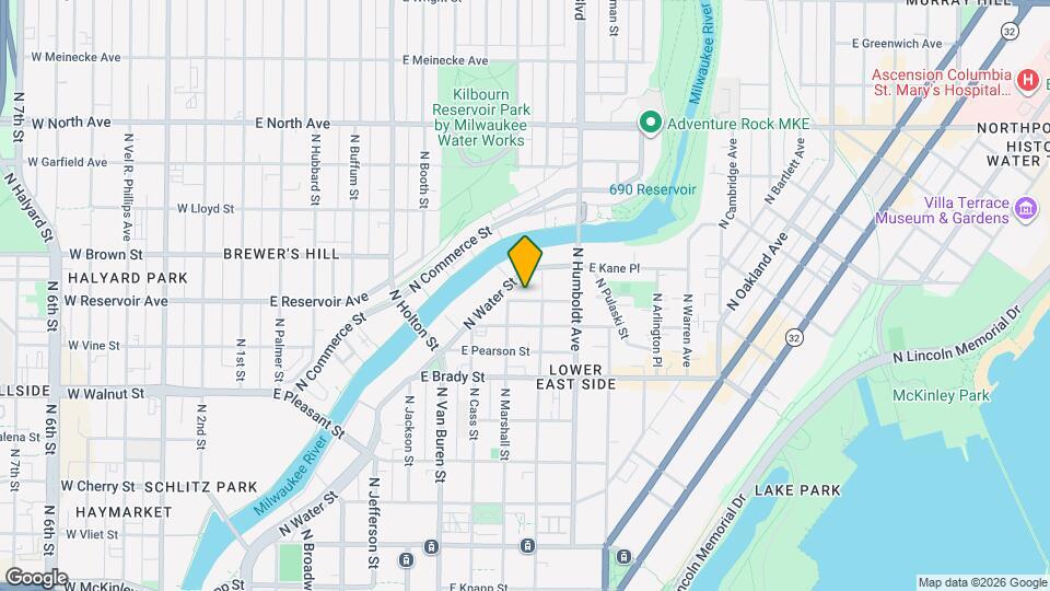 928 E Land Pl, Unit A Map and Location Details