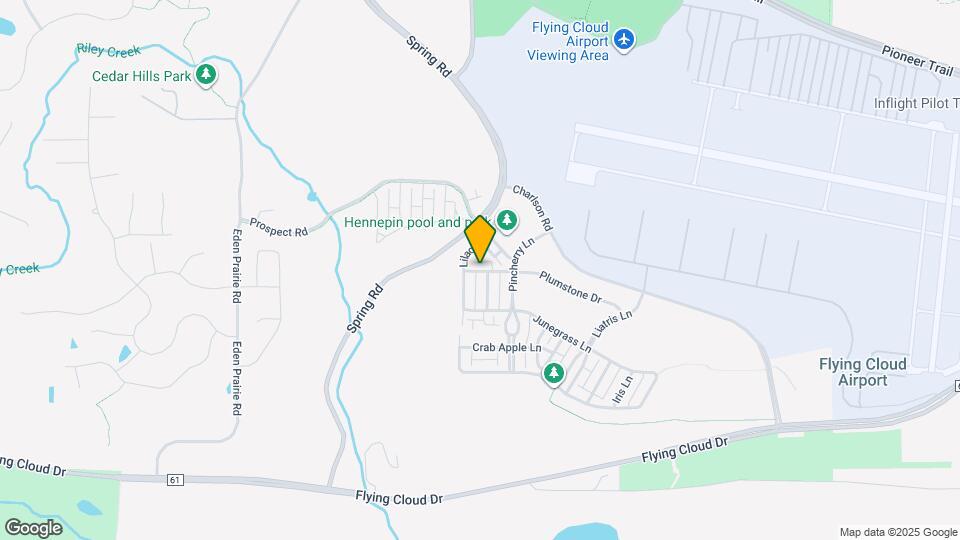 15600 Tickseed Ln Map and Location Details