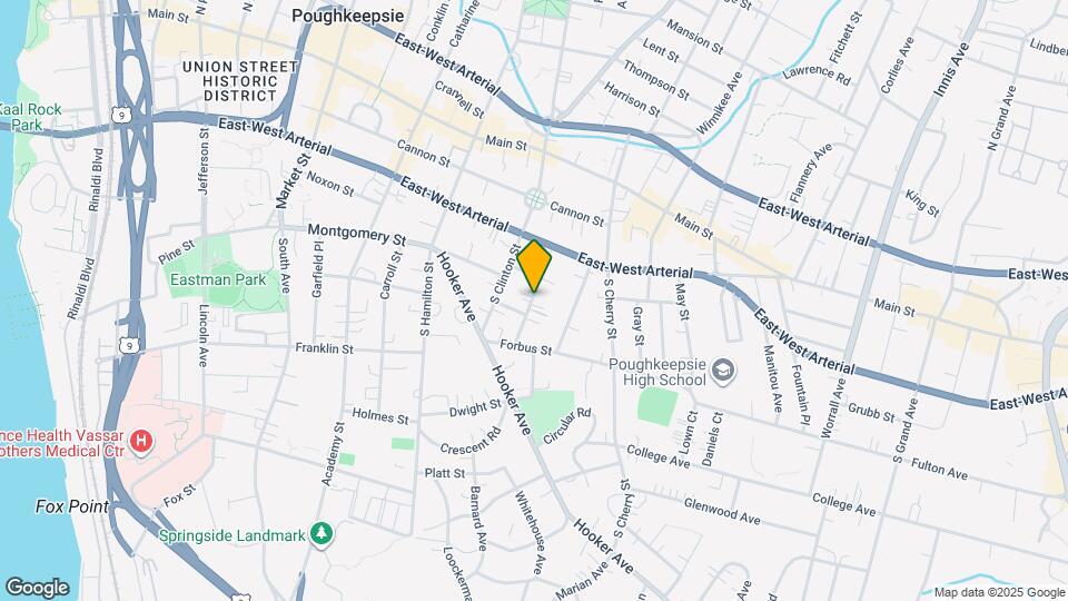 25 Virginia Ave Map and Location Details