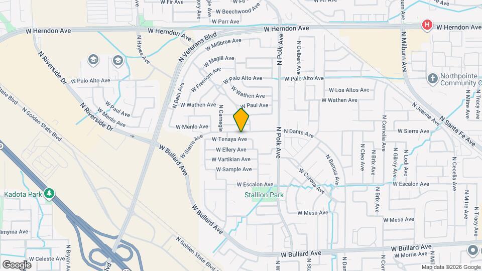 5660 W Tenaya Ave Map and Location Details