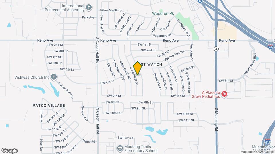 516 Conestoga Dr Map and Location Details