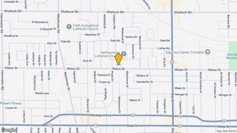 3122 Weiss St Map and Location Details