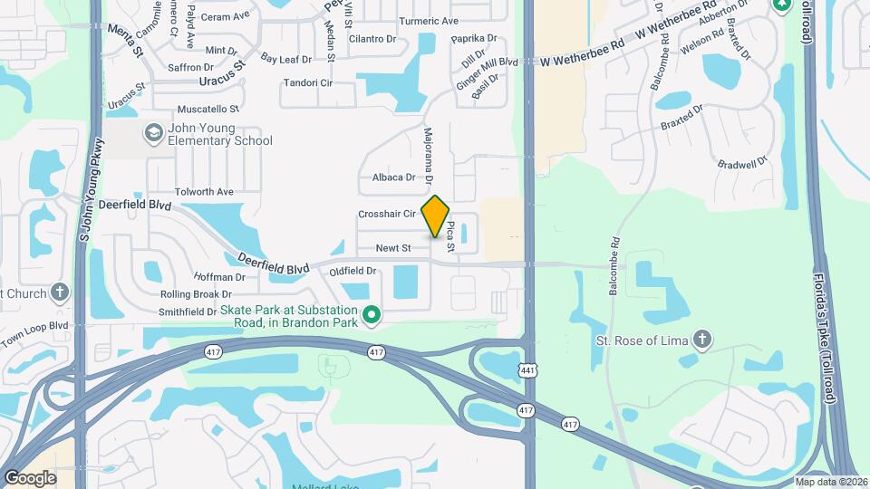 12535 Newfield Dr Mapa y Detalles de la Ubicación