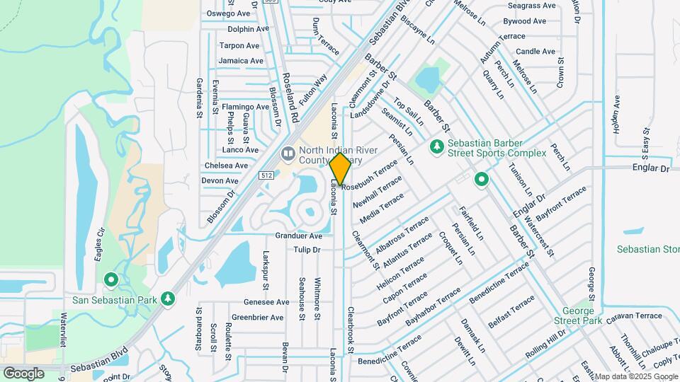 1102 Laconia St Map and Location Details