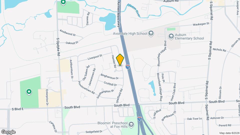 676 Sheffield Rd Map and Location Details