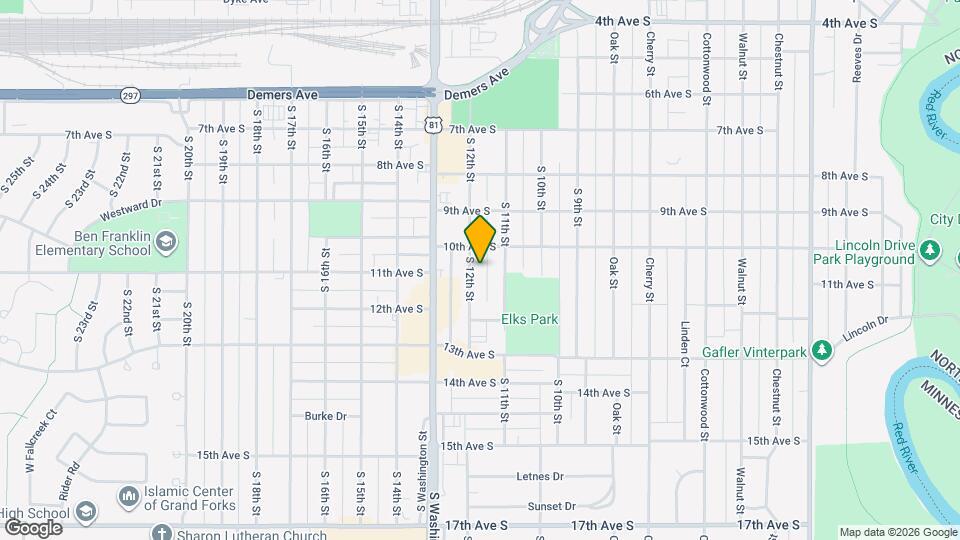 1017 S 12th St Map and Location Details