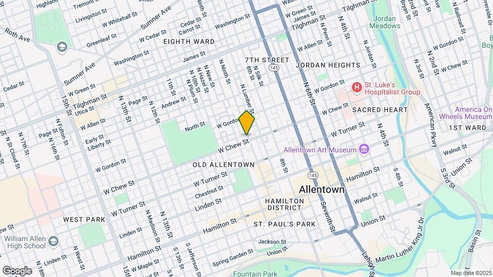 302-304 N 9TH St Mapa y Detalles de la Ubicación