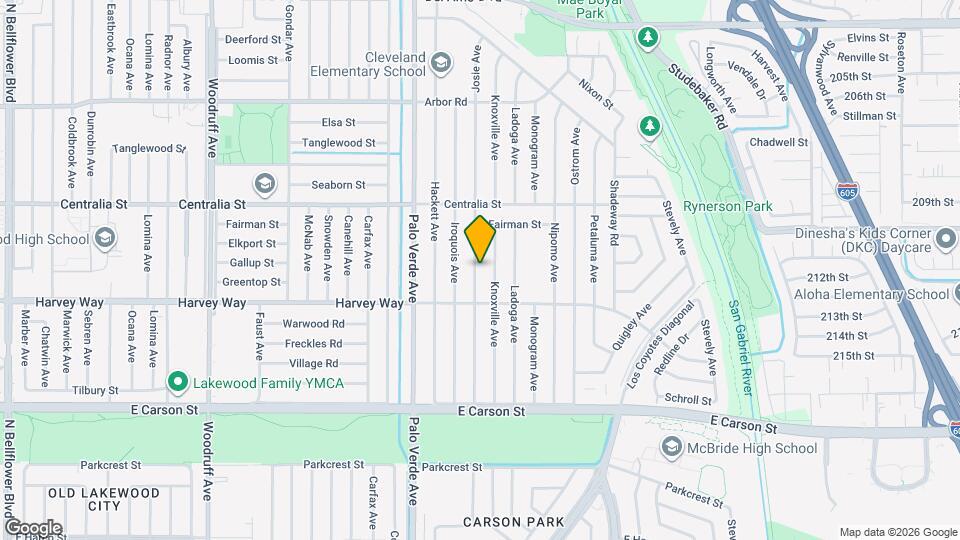 4340 Josie Ave Map and Location Details