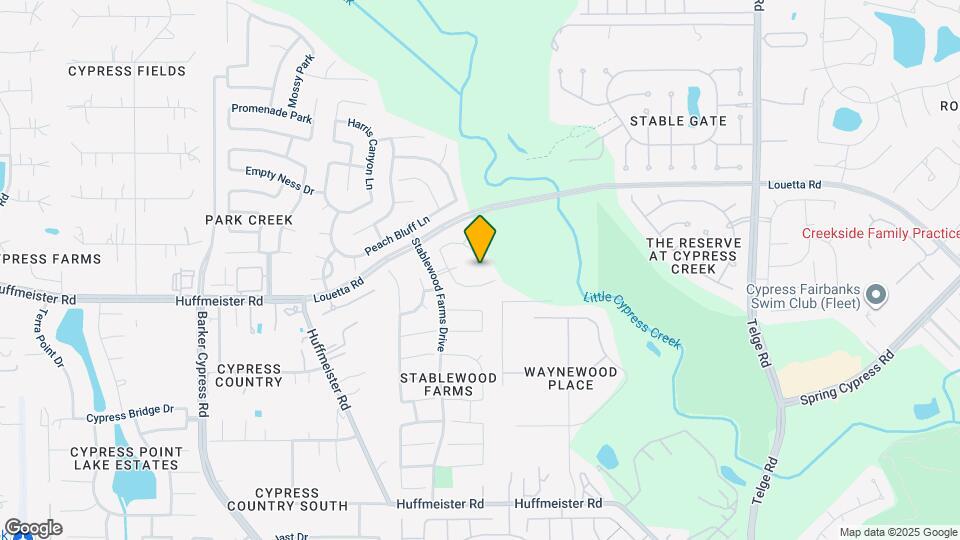 15902 Arapaho Bend Ln Map and Location Details