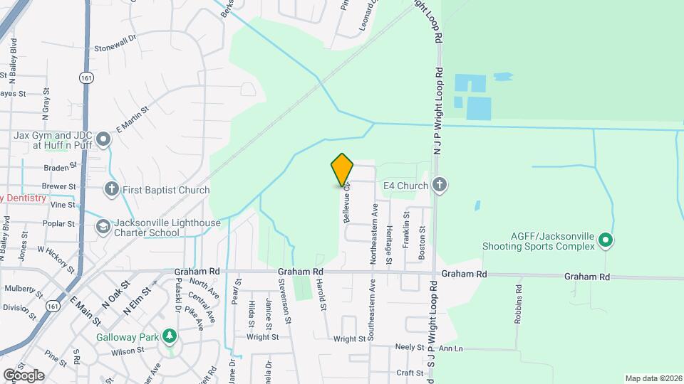 216 Bellevue Cir Map and Location Details