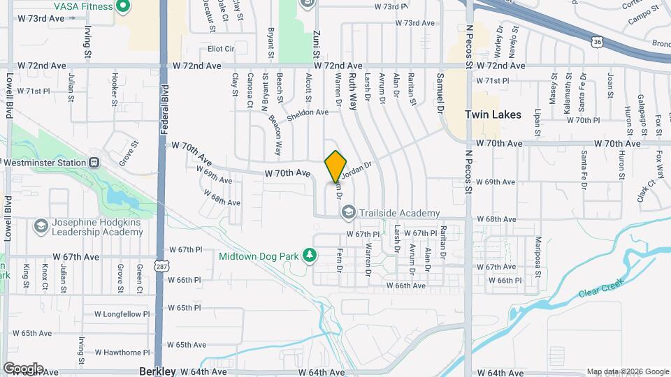 6871 Fern Dr Map and Location Details