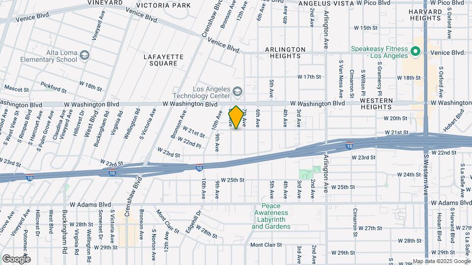 2100 8th Ave Mapa y Detalles de la Ubicación