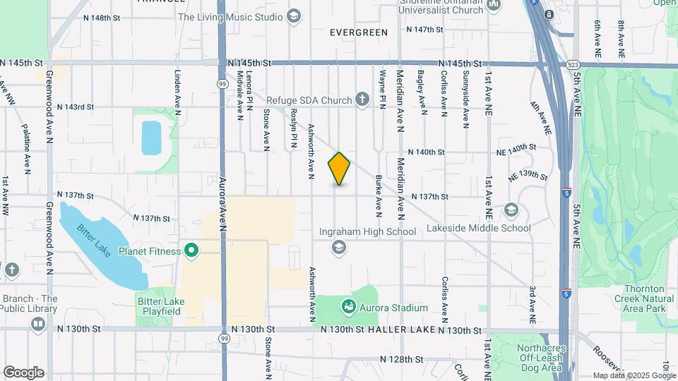 13702 Densmore Ave N Map and Location Details