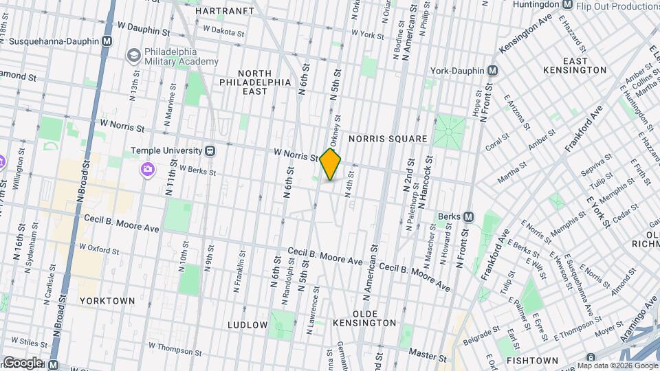 1906 N Lawrence St Map and Location Details