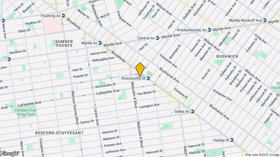 613 Kosciuszko St Map and Location Details