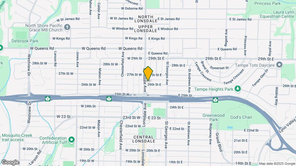 2606 Lonsdale Av Map and Location Details