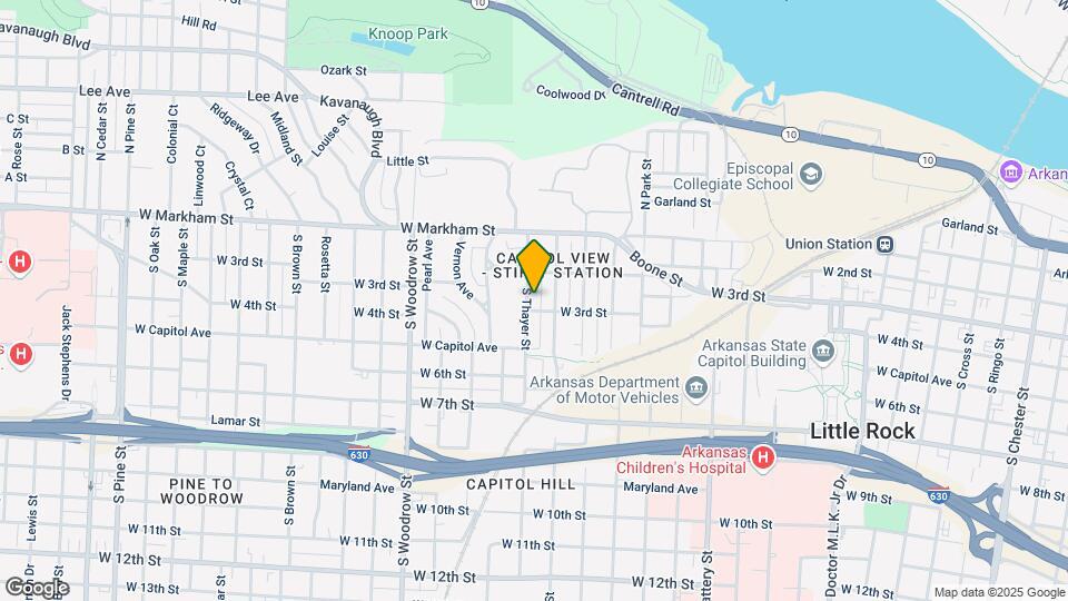225 Thayer St, Unit Apartment A Map and Location Details