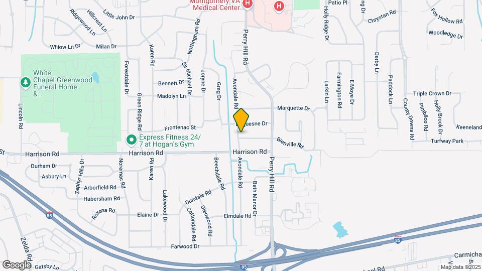 3801 Bienville Rd Map and Location Details