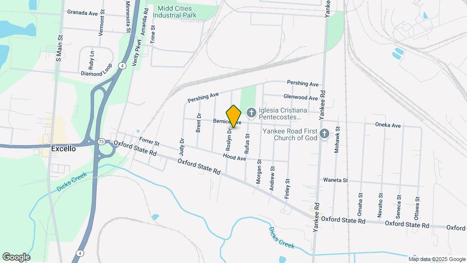 3105 Roslyn Dr Map and Location Details
