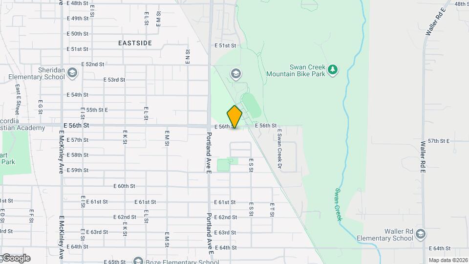 1706 E 56th St Map and Location Details