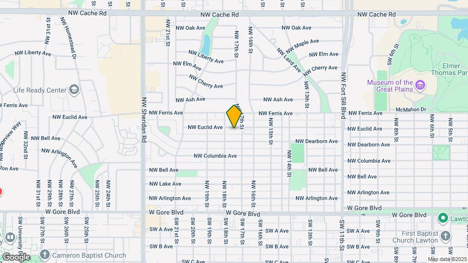 1708 NW Euclid Ave Map and Location Details
