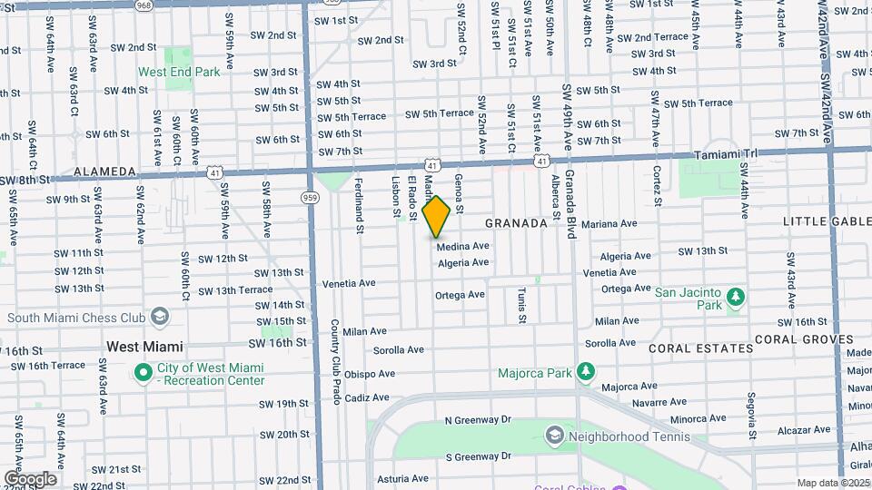 1115 Madrid St Map and Location Details