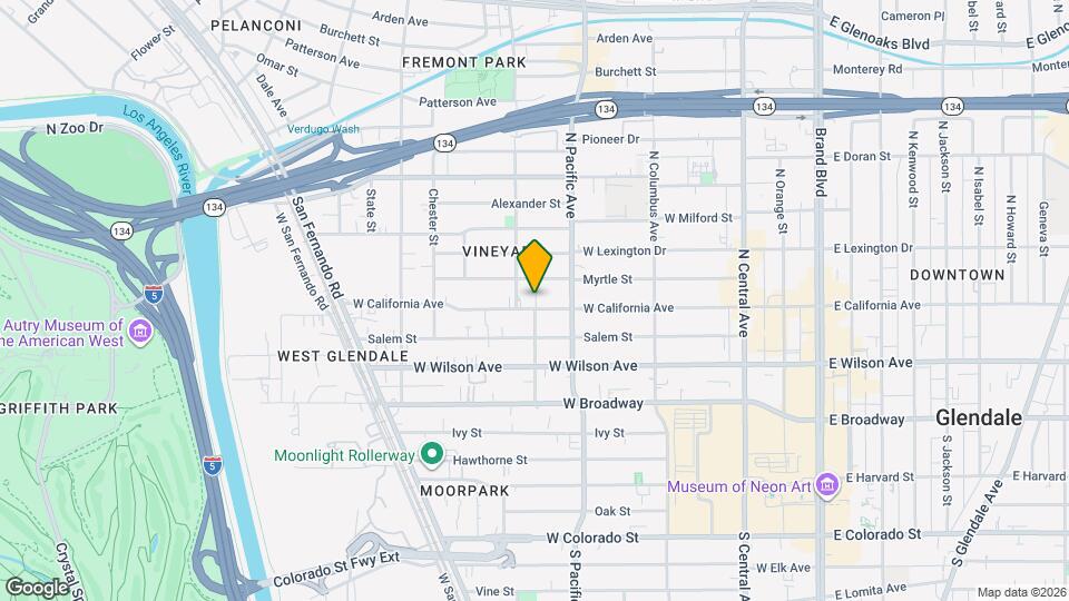 533 W California Ave, Unit 8 Mapa y Detalles de la Ubicación