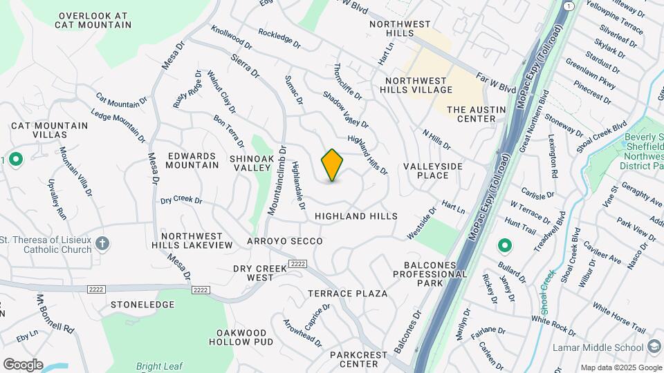 3607 Laurel Ledge Ln Map and Location Details