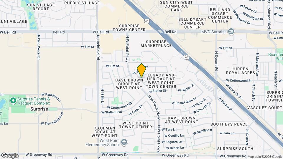 13615 W Canyon Creek Dr Mapa y Detalles de la Ubicación