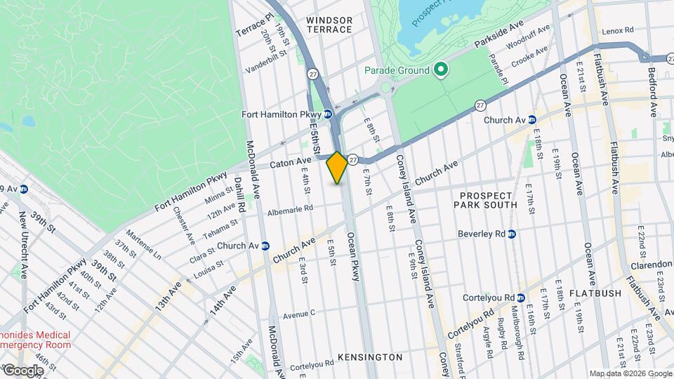 160 Ocean Pkwy, Unit 160-4F Map and Location Details