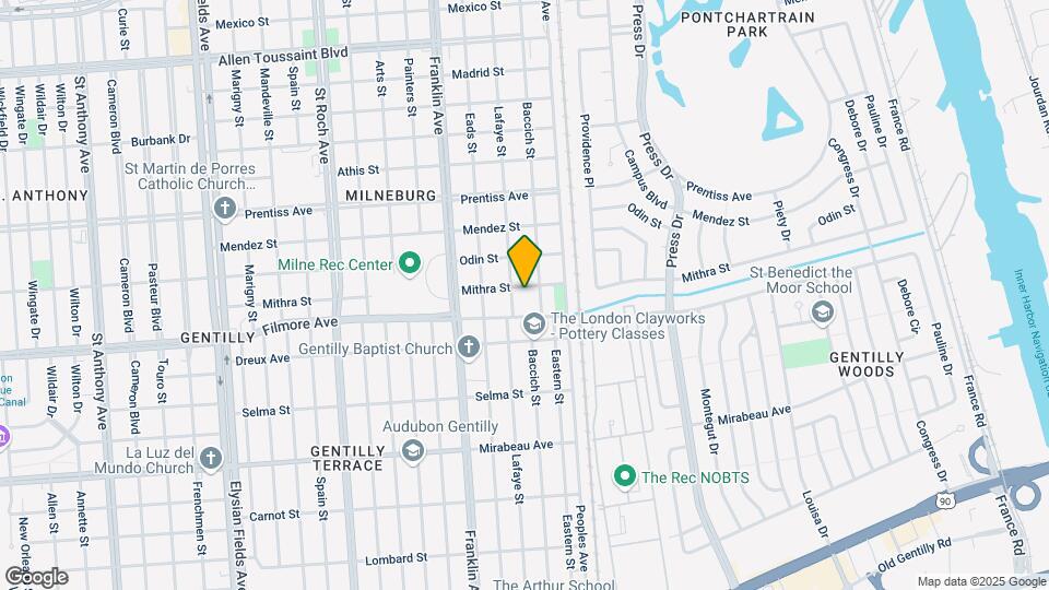 2718 Mithra St, Unit 1 Map and Location Details