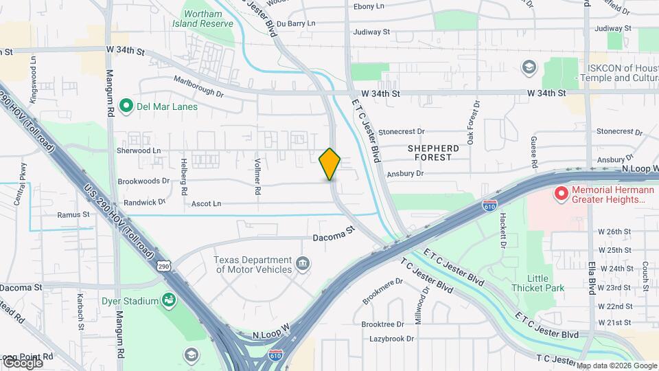 Turtle Creek Apts. Map and Location Details