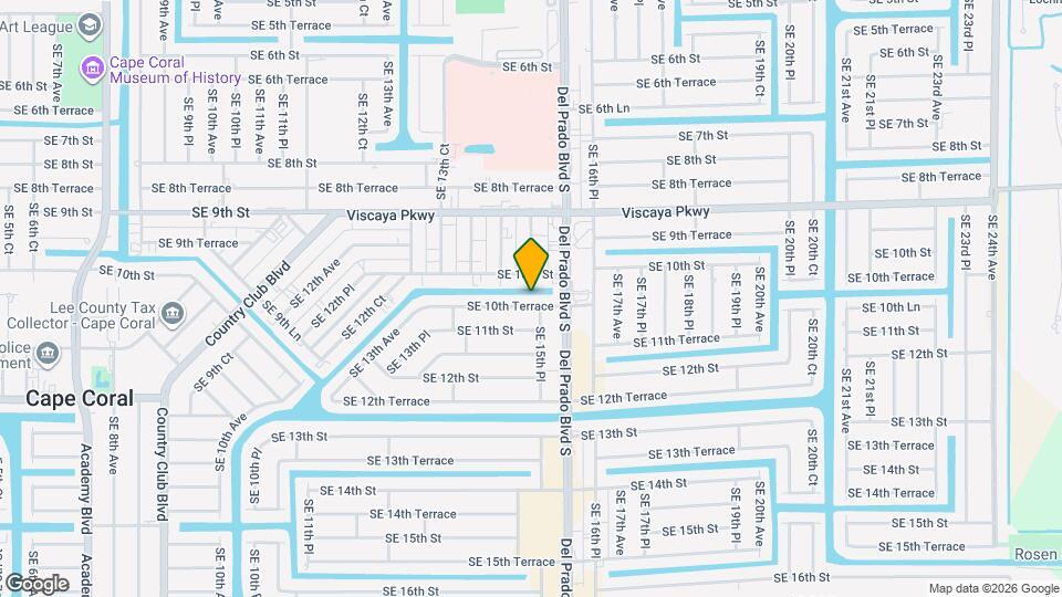 1451 SE 10th Terrace Map and Location Details