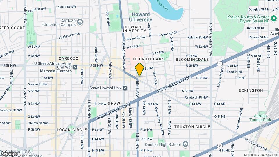 537 Florida Ave NW Map and Location Details