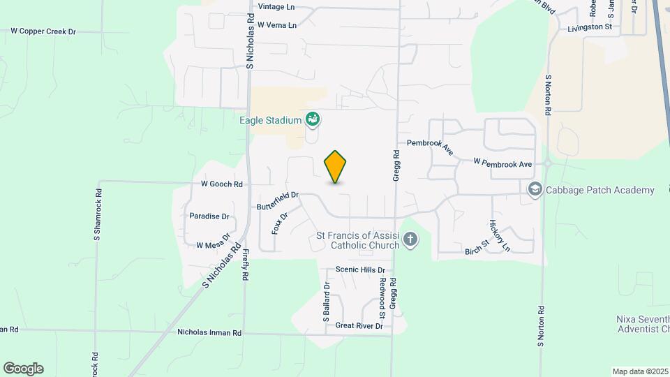 1209 W Belwood Ct Map and Location Details