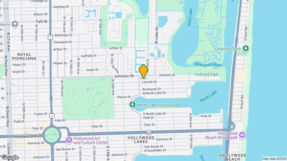 1143 Lincoln St Map and Location Details