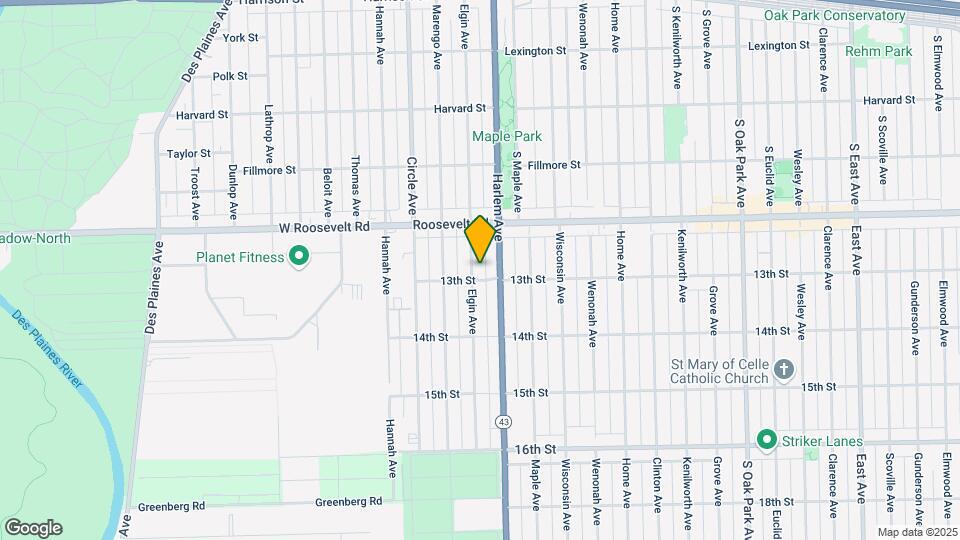 1238 Elgin Ave Map and Location Details
