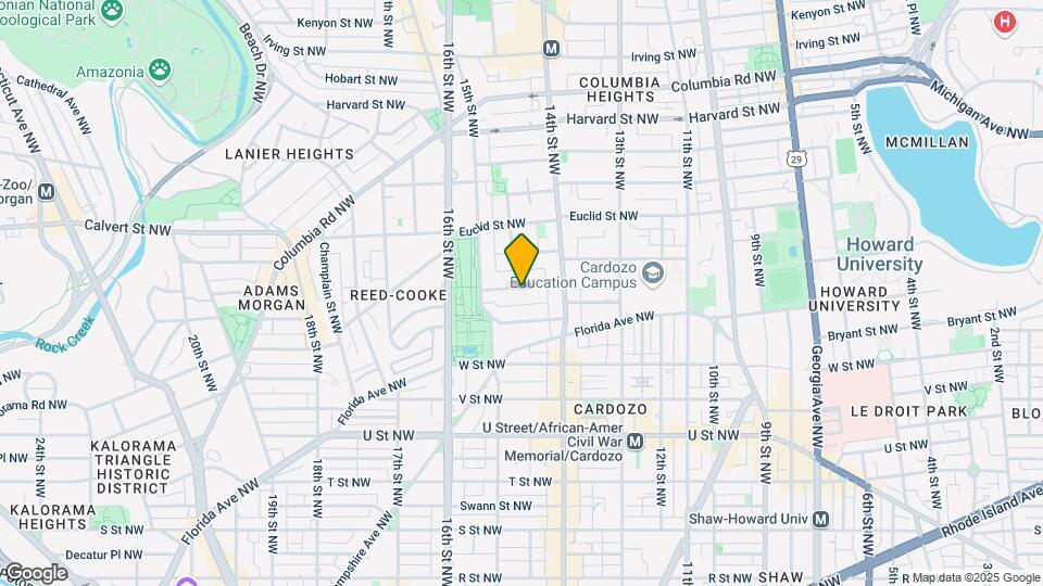 1430 Chapin St NW Map and Location Details