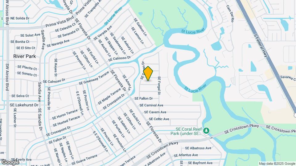 737 SE Hollahan Ave Map and Location Details