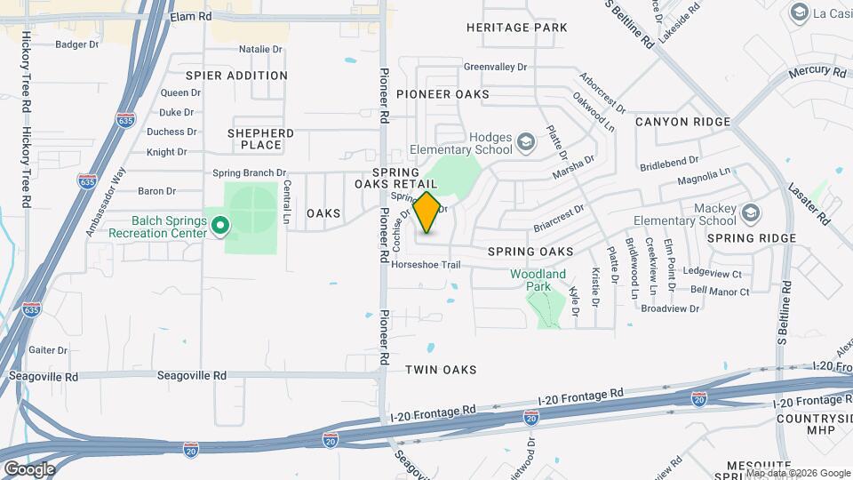 14005 Cimarron Dr Map and Location Details