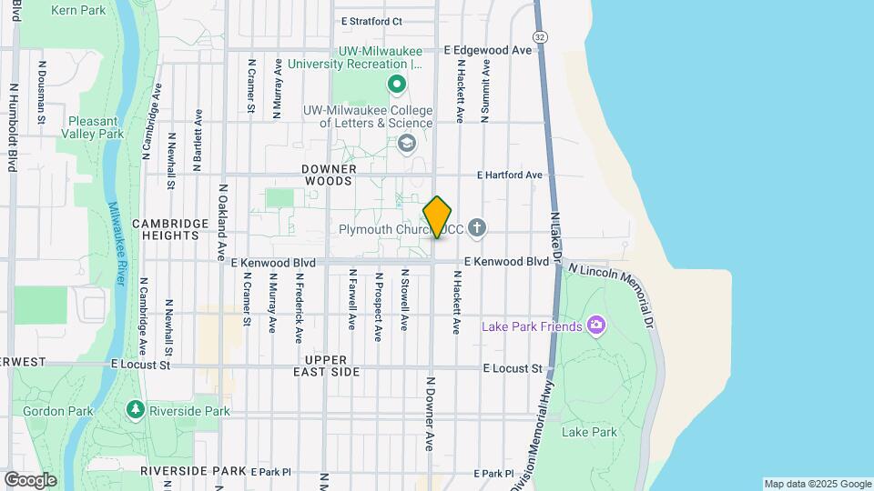 3118 N Downer Ave, Unit 2 Map and Location Details