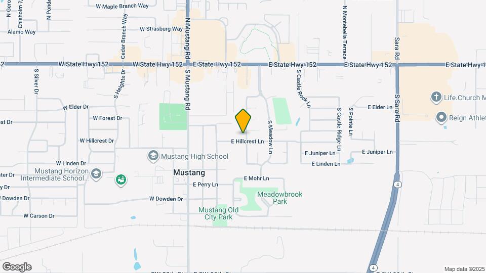 611 S Brookview Ln Map and Location Details