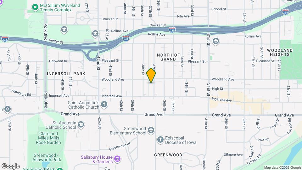 628 37th St, Unit #2 Map and Location Details