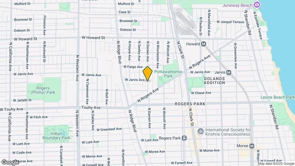 7330 N Damen Ave Map and Location Details