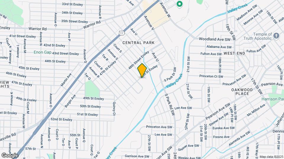 1917 49th St Ensley Map and Location Details