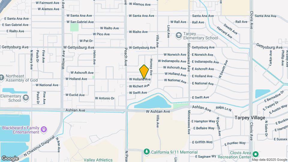 286 W Holland Ave Map and Location Details