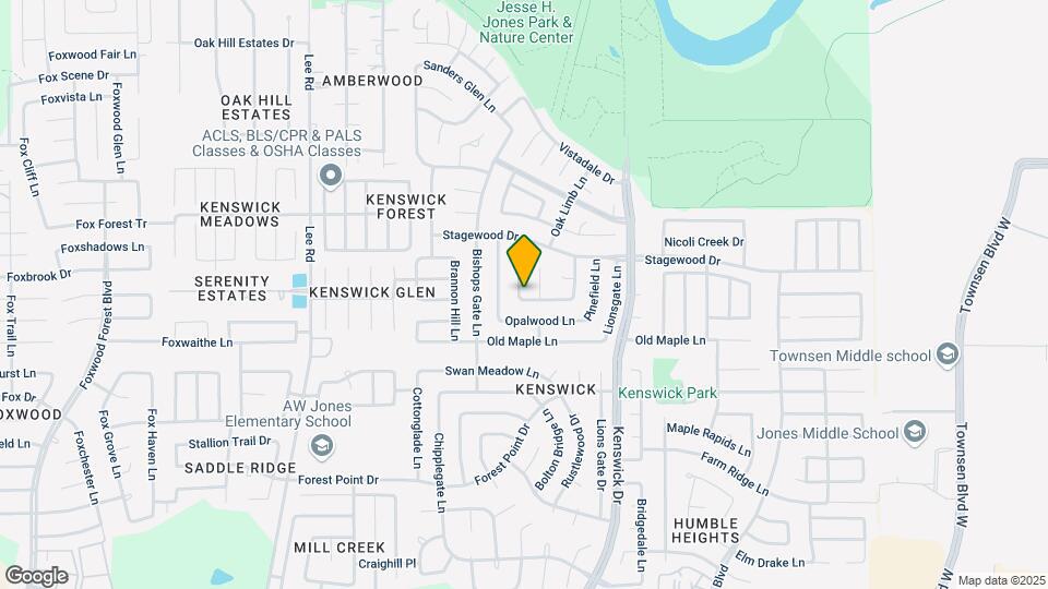 20406 Jasperwood Ln Map and Location Details