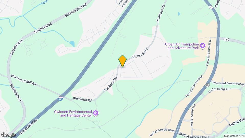 2828 Woodward Down Trail Map and Location Details